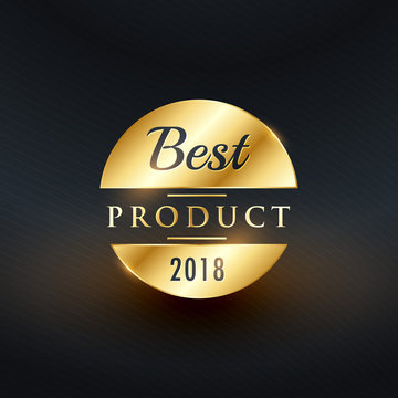 best product of the year golden label design