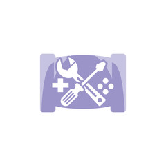 Repair Game Logo icon Design