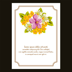 Beautiful frames for your text from the flowers. For design postcards, greeting, invitation birthday, marriage, Valentine's day, party, holiday, celebration.