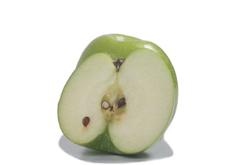 Green apple isolated on white
