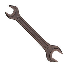 Gunmetal open end wrench