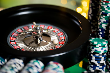 Fototapeta na wymiar roulette casino background
