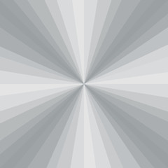 Abstract soft Gray rays background. Vector