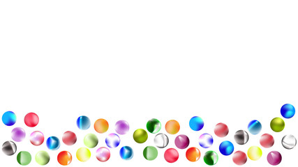 Kugeln, viele, bunt