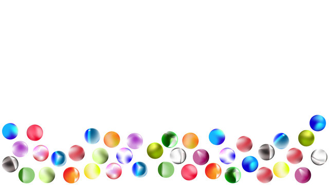 Kugeln, viele, bunt