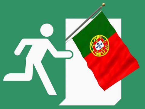 Flucht nach Portugal - Rettungszeichen