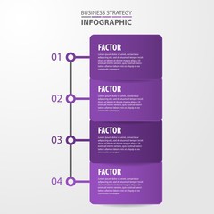 business infographics template design for presentation