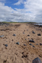 アイスランド・スナイフェルスネス半島の海岸の砂浜