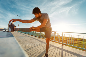Good stretch before a run
