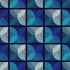 Seamless geometric pattern. The texture of the semicircle. Drops texture. Textile rapport.