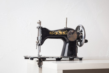 Old antique sewing machine