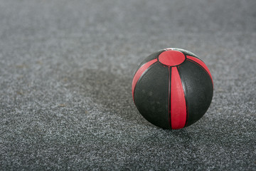 Heavy ball on the floor