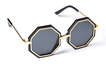 beautiful sunglasses with colored glass