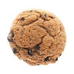 chocolate ship cookies isolated on white background