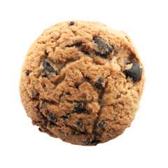 chocolate ship cookies isolated on white background