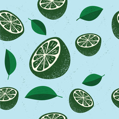 dark green lemon summer theme vector seamless pattern template wallpaper