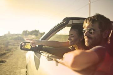 Naklejka premium Exploring the countryside