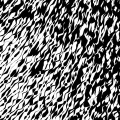 Black and White Wave Stripe Optical Abstract Background