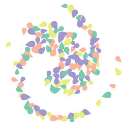 Bright spring background with colored petals. Simple gentle template for the card, invitation, printing. Fashionable decoration with beautiful petals.