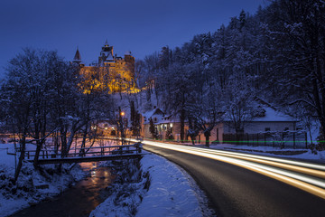 Bran Castle known as Dracula Castle, one of the most visited clastle in the world.