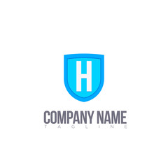 H LETTER  MODERN LOGO TEMPLATE