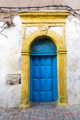Fototapeta na wymiar Moroccan traditional door in old medina district