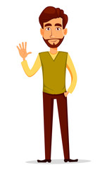 Business man with beard