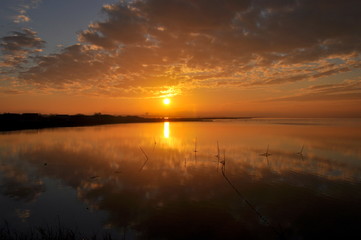 Sunset near Montpellier