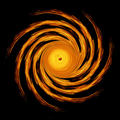 twirl motion of fire abstract background