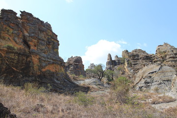 Sandsteinformationen im Isalo Nationalpark
