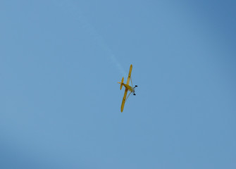 Homemade radio control aircraft with electric motor