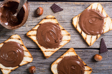 nut nougat cream sandwich