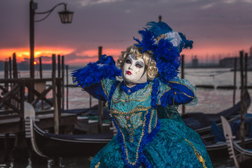 Fototapeta na wymiar Venice Carnival Italy