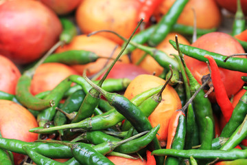 chilli pepper and mango