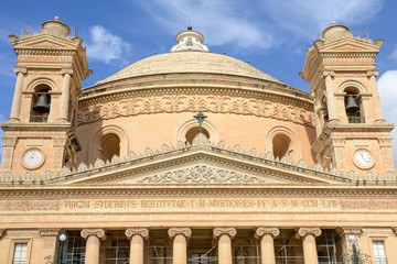 Fototapeta na wymiar Church of the Assumption of Our Lady at Mosta, Malta