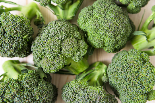 broccoli background.close-up view