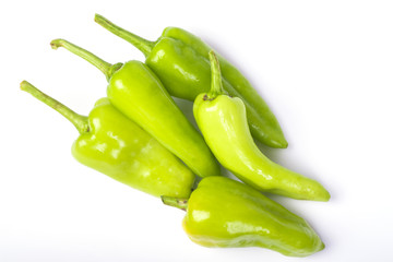 Hot Pepper on white background