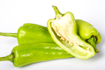 Hot Pepper on white background