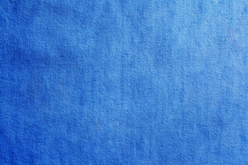 Texture of blue denim fabrics for the background.