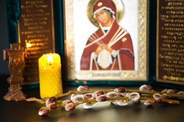 Pussy willow Sunday symbols of Orthodoxy, Christianity