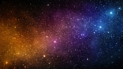Universe filled with stars, nebula and galaxy. Elements of this image furnished by NASA.
