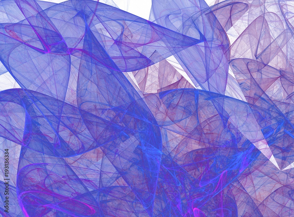 Fototapete Abstract fractal composition generated by computer