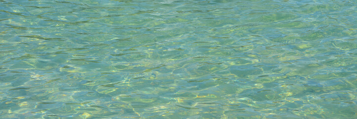 light blue water, background, panorama