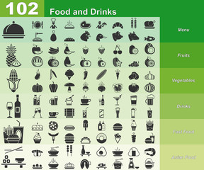 Food und Drinks - 102 Iconset