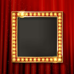 Cinema golden square frame