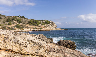 Fototapeta na wymiar Ibiza Coast Spain