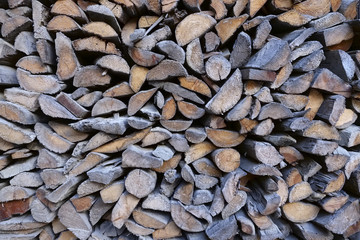 riserva di legna per l'inverno