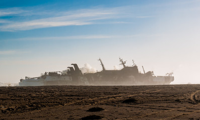 Wreck of Chamaral, Skeleton Coast, Namibia