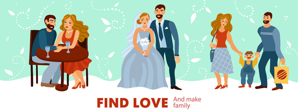 Developing Love Relations Illustration