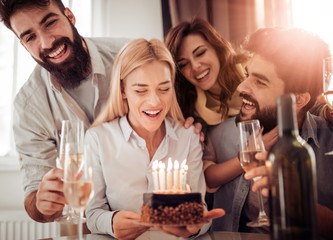 Celebrating birthday